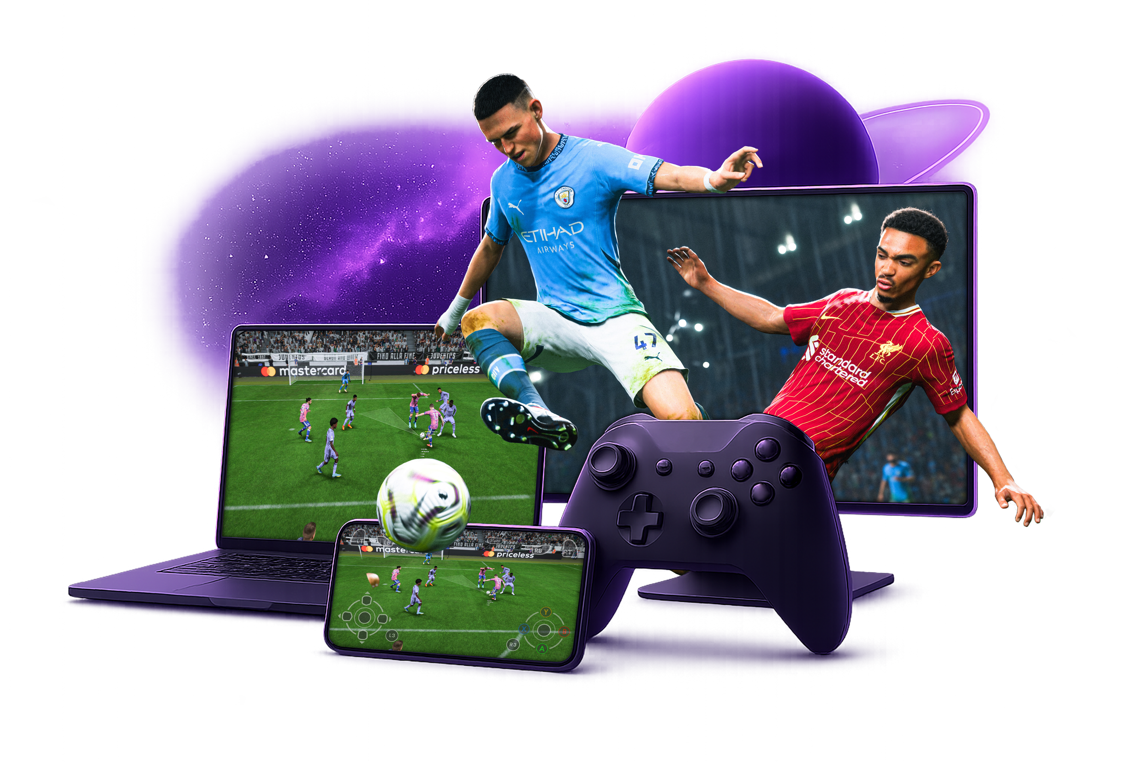 app landing play options